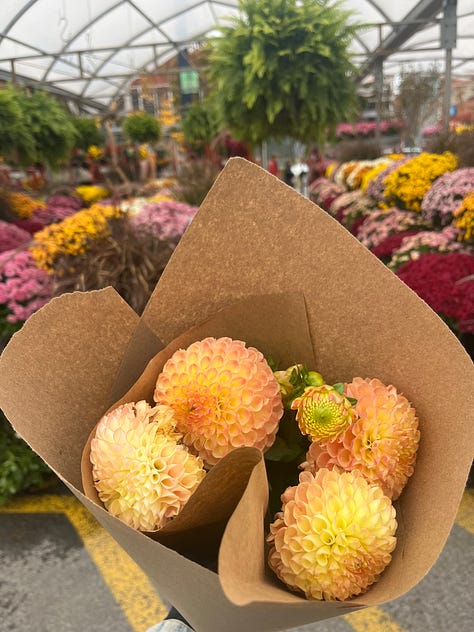 October recap in photos: flowers, art markets, halloween party, totebag design