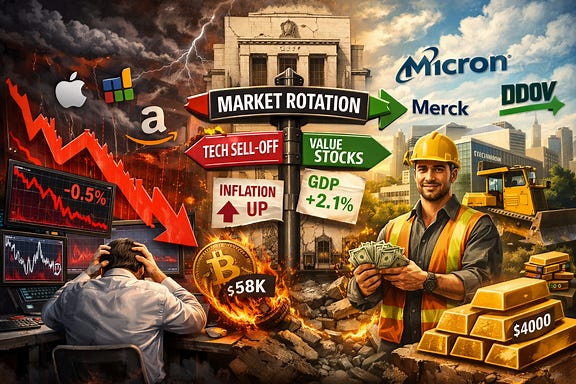 Rotazione di mercato e shock macro