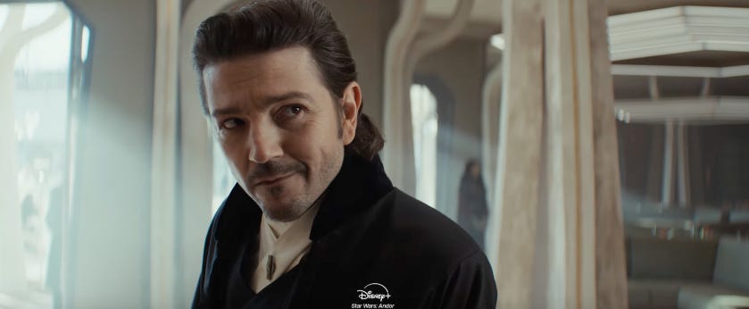 Cassian Andor from the Disney's What If commerical Cassian Andor from the Disney's What If commerical