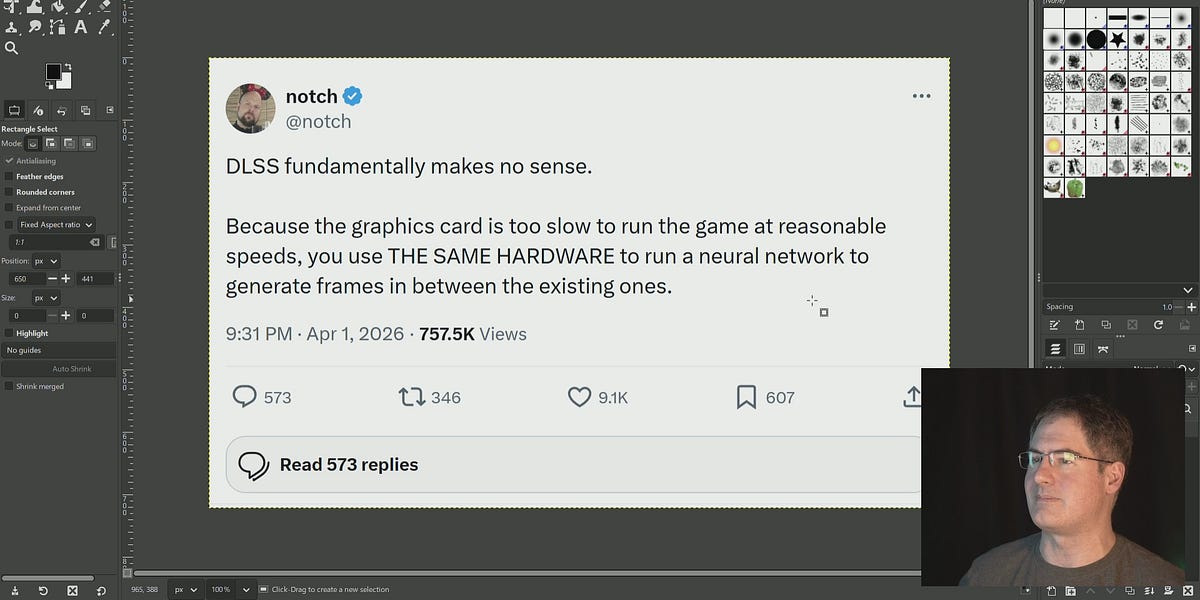 My Thoughts on Notch's DLSS Post - by Casey Muratori