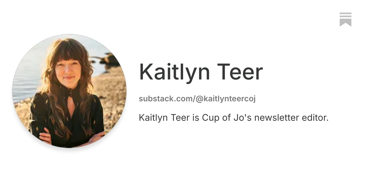 Kaitlyn Teer | Substack