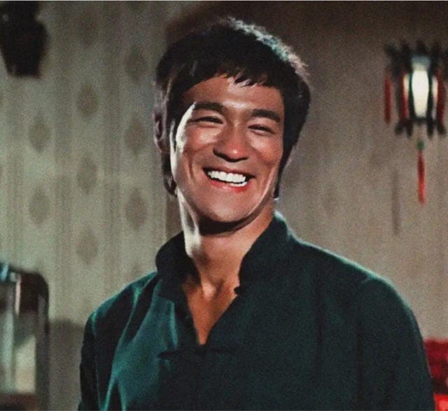 r/brucelee - actor as film character in the movie.