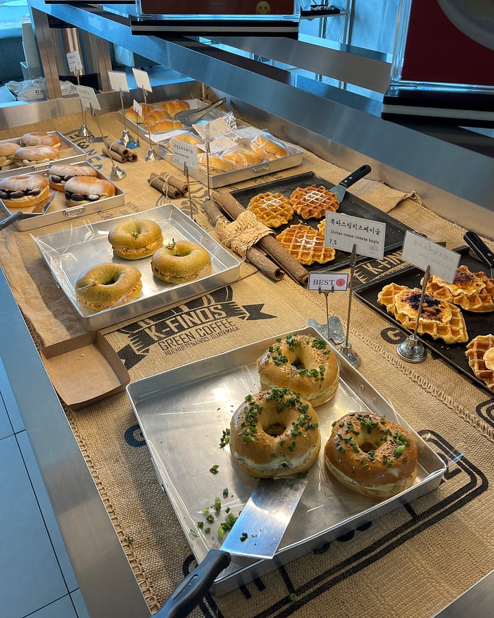 pastries and bread