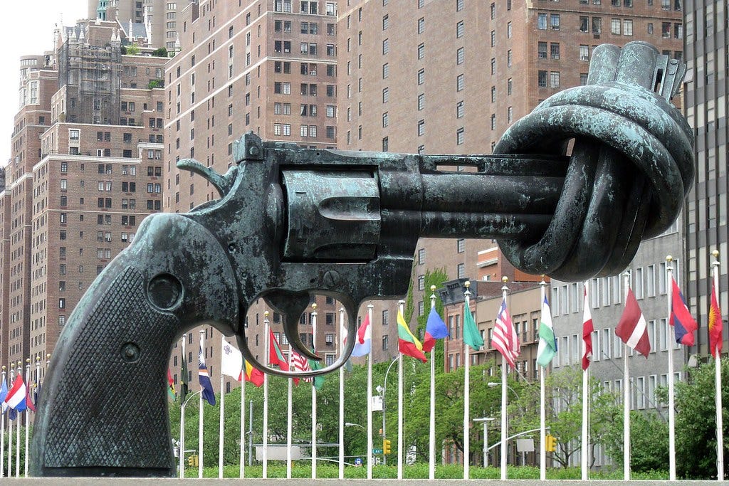 Non–Violence or The Knotted Gun by Carl Fredrik Reuterswar… | Flickr Non–Violence or The Knotted Gun by Carl Fredrik Reuterswar… | Flickr