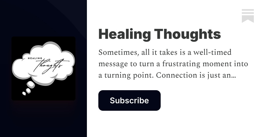 Healing Thoughts | Ryan Puusaari | Substack