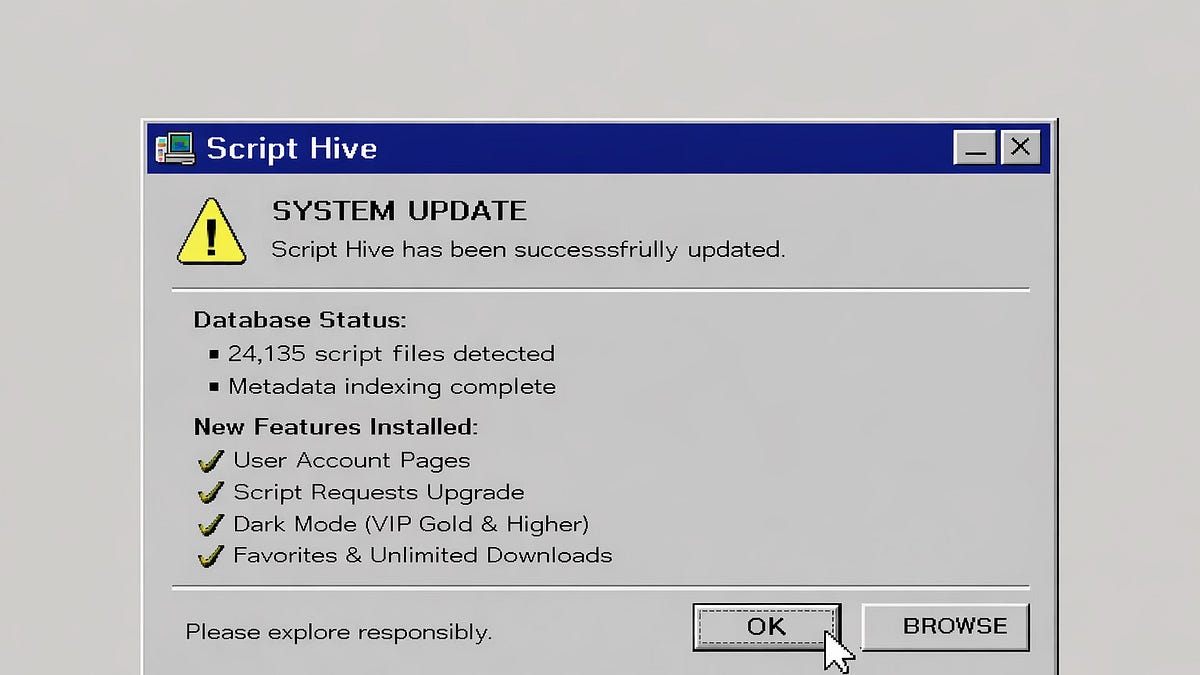 What This Script THIS IS NOT A VIRUS - Script Hive