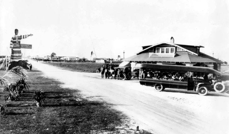 City of Hialeah in 1925. Courtesy of State of Florida Archives. City of Hialeah in 1925. Courtesy of State of Florida Archives.