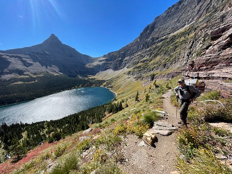 Images from Kate Kchugh's hike of the Continental Divide Trail through Glacier National Park