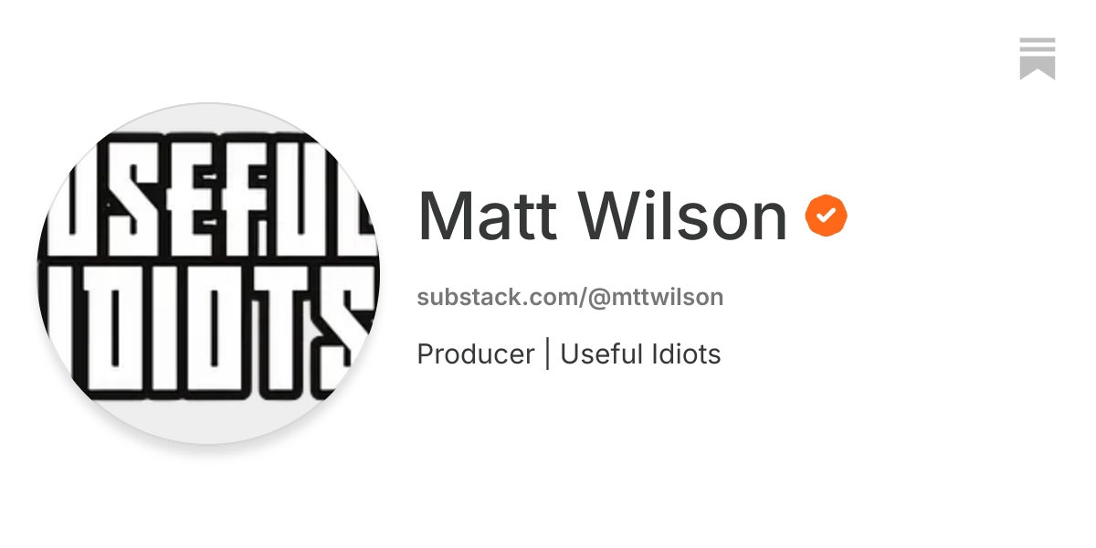Matt Wilson | Substack