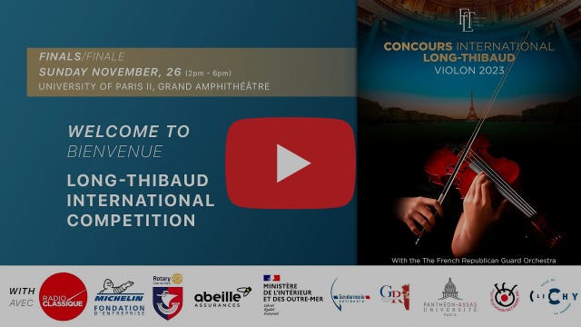 Long-Thibaud international competition 2023 | Finals with the Orchestra of the Republican Guard Long-Thibaud international competition 2023 | Finals with the Orchestra of the Republican Guard