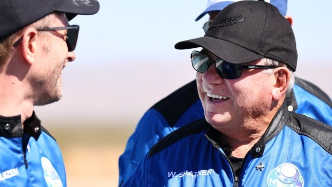 William Shatner Blue Origin Space Flight William Shatner Blue Origin Space Flight
