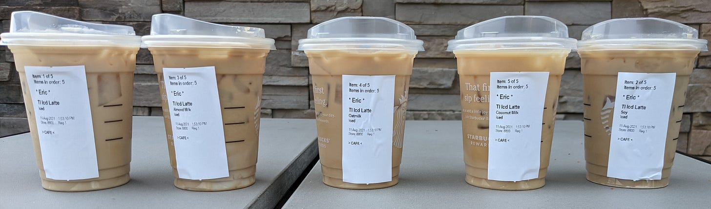 Iced Lattes