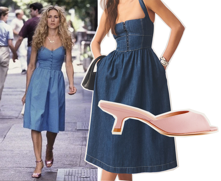 blue dress carrie bradshaw Rockport Marisa 9 Women's Black main image 1