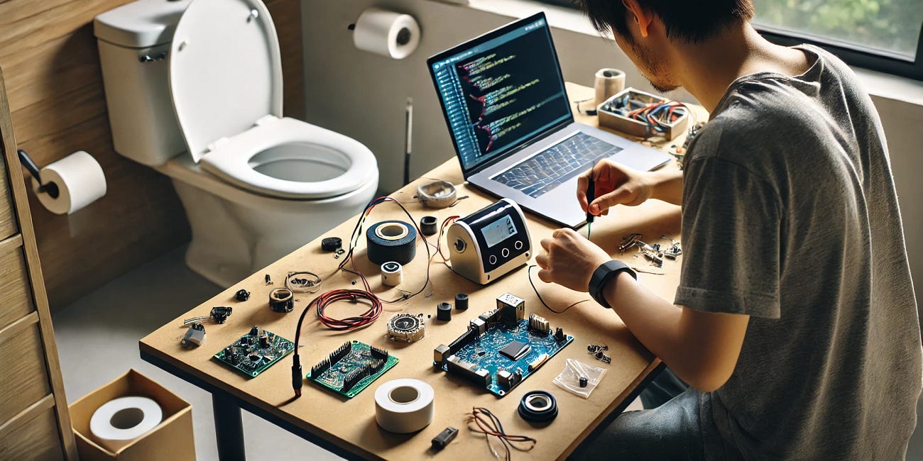 Cuidado com as automações de tampa de privada!