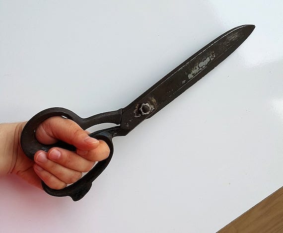 Shears For Drapery HARP STRINGS AND DRAPERY SHEARS