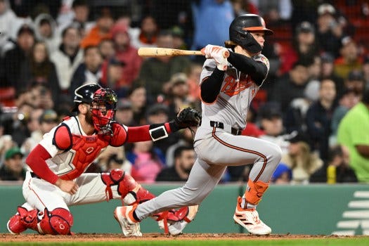 Jackson Holliday goes 0 for 4 with RBI in MLB debut as Orioles rally past  Red Sox – The Virginian-Pilot