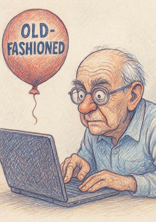 An old person using a computer

AI-generated content may be incorrect.