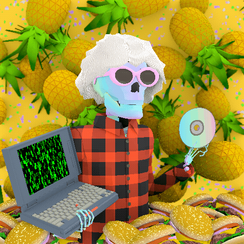👩🦳💕🪓💻💿🍔🍍🌻 John Karel’s “randomly common skeles”