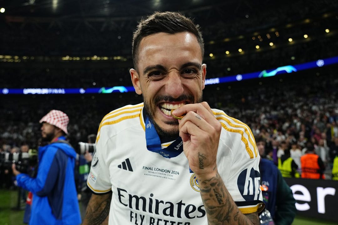 A general photo of Real Madrid's Joselu