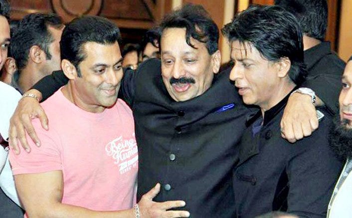 Bollywood Stars Shah Rukh Khan & Salman Khan Attend Baba Siddique's Iftar  Party