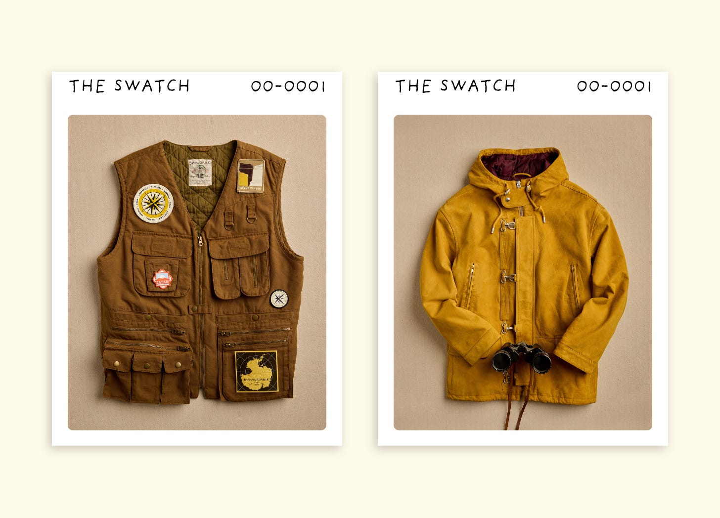 【カンティス着用】banana republic blouson archive BTS of Banana Republic's archival reissue