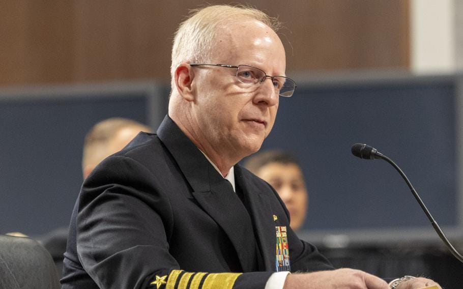 Nominee to be Navy's top admiral says loosened enlistment requirements have  not lowered standards | Stars and Stripes