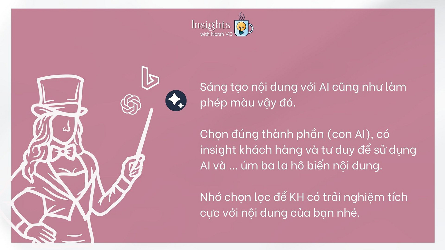 AI, Sáng tạo nội dung & Trải nghiệm khách hàng
