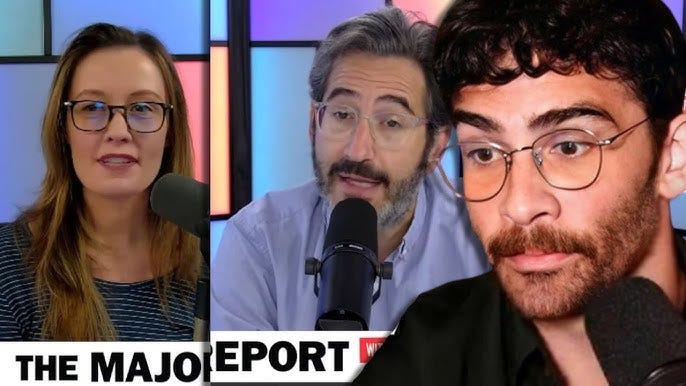Sam Seder and Emma Vigeland Defend Hasan | Hasanabi reacts - YouTube