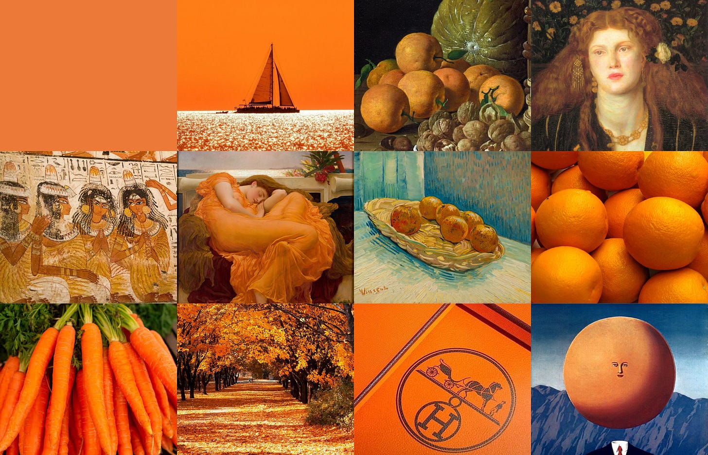 Cover image for a history of the color orange Cover image for a history of the color orange