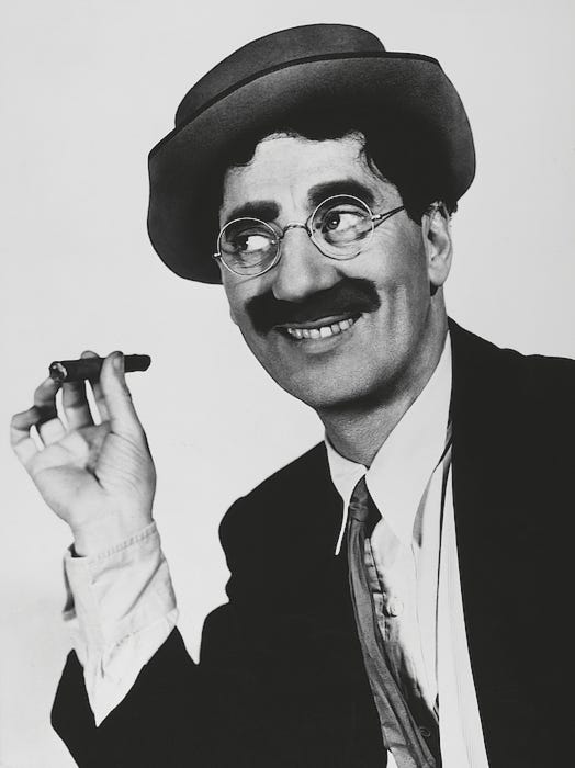 Groucho Marx . #7 Greeting Card