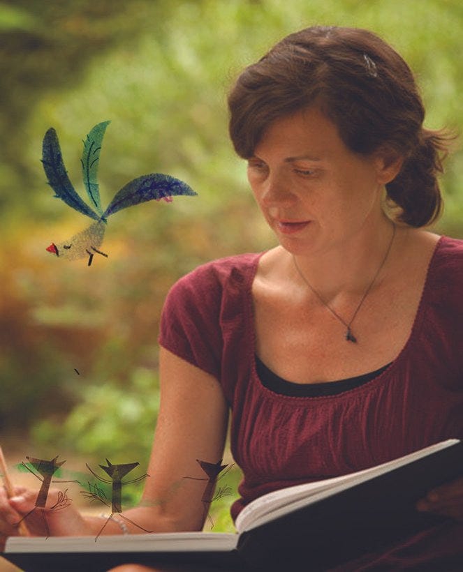 Portrait of Tatyana Feeney, illustrator and author of Suas sa Spéir // Height for Hire Portrait of Tatyana Feeney, illustrator and author of Suas sa Spéir // Height for Hire