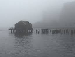 Boston Harbor in the fog - Boston ...