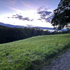 Cloud Hidden in the Green Mountains