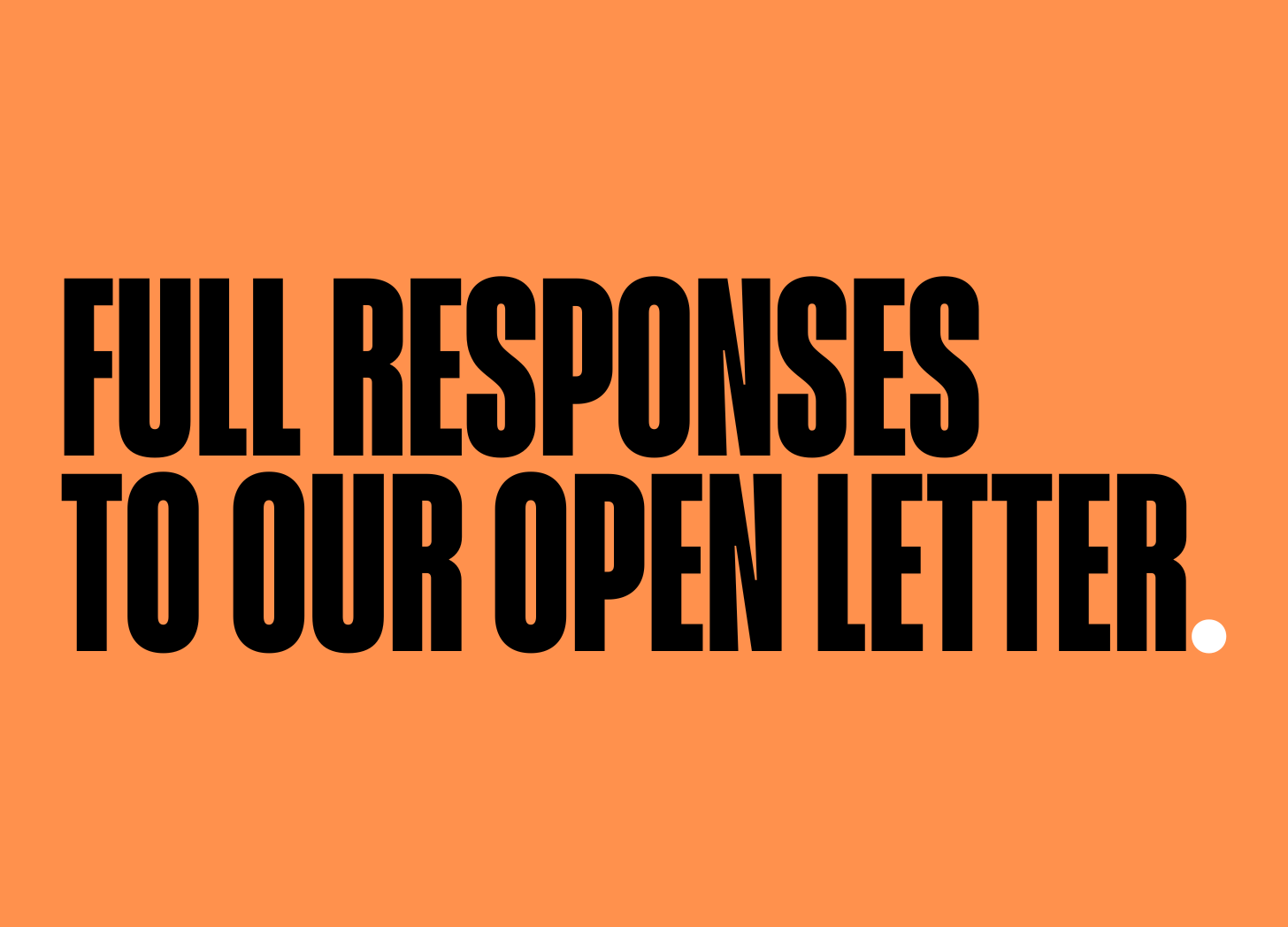 Full Responses to the BBFA Open Letter - by Matt Hardy