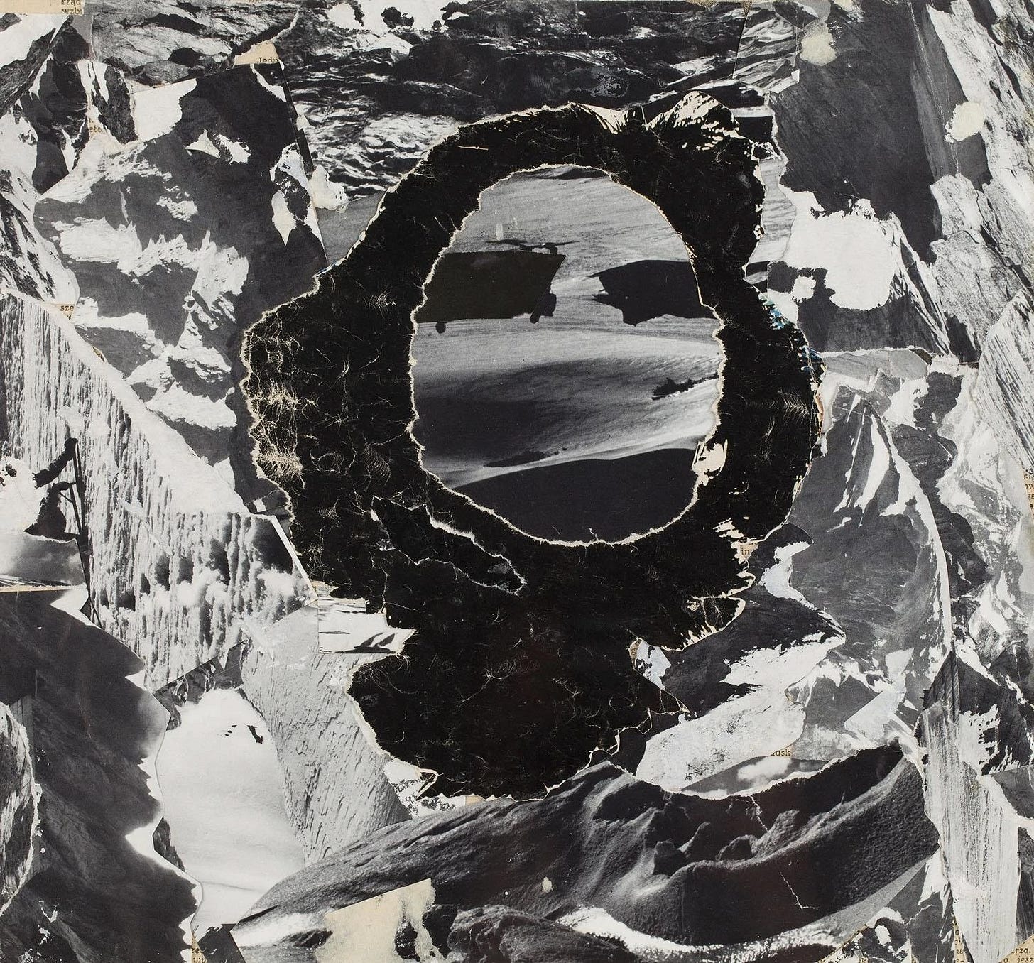 Jadwiga Maziarska, Composition, (collage on paper), 1980s-1990s [© Estate of Jadwiga Maziarska]
