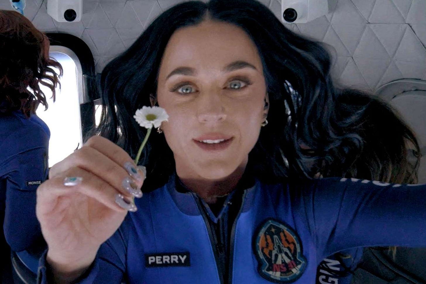 Katy Perry in space, sort of. 