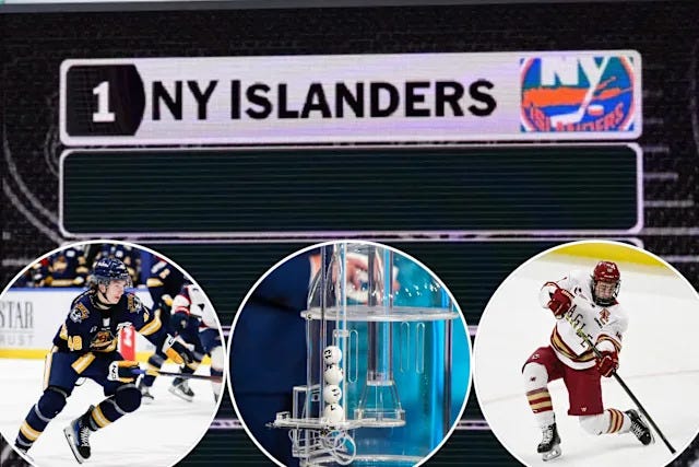 Islanders land No. 1 overall pick in NHL Draft Lottery stunner - Yahoo  Sports
