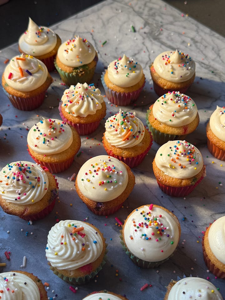 mini funfetti cupcakes recipe