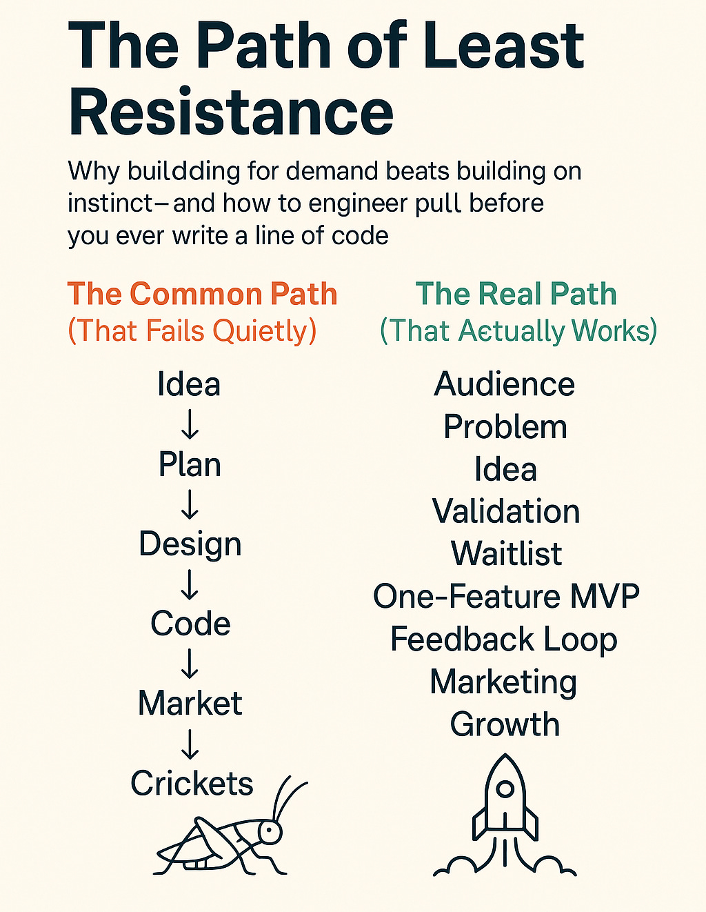 The Path of Least Resistance: How to Build Startups That Customers Are Desperately Searching For
