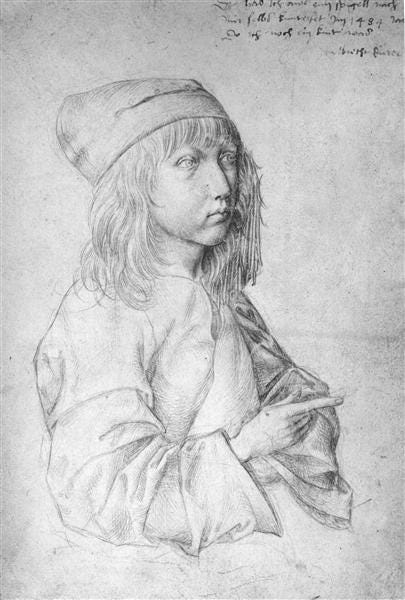 Self-Portrait at 13, 1484 - Albrecht Durer
