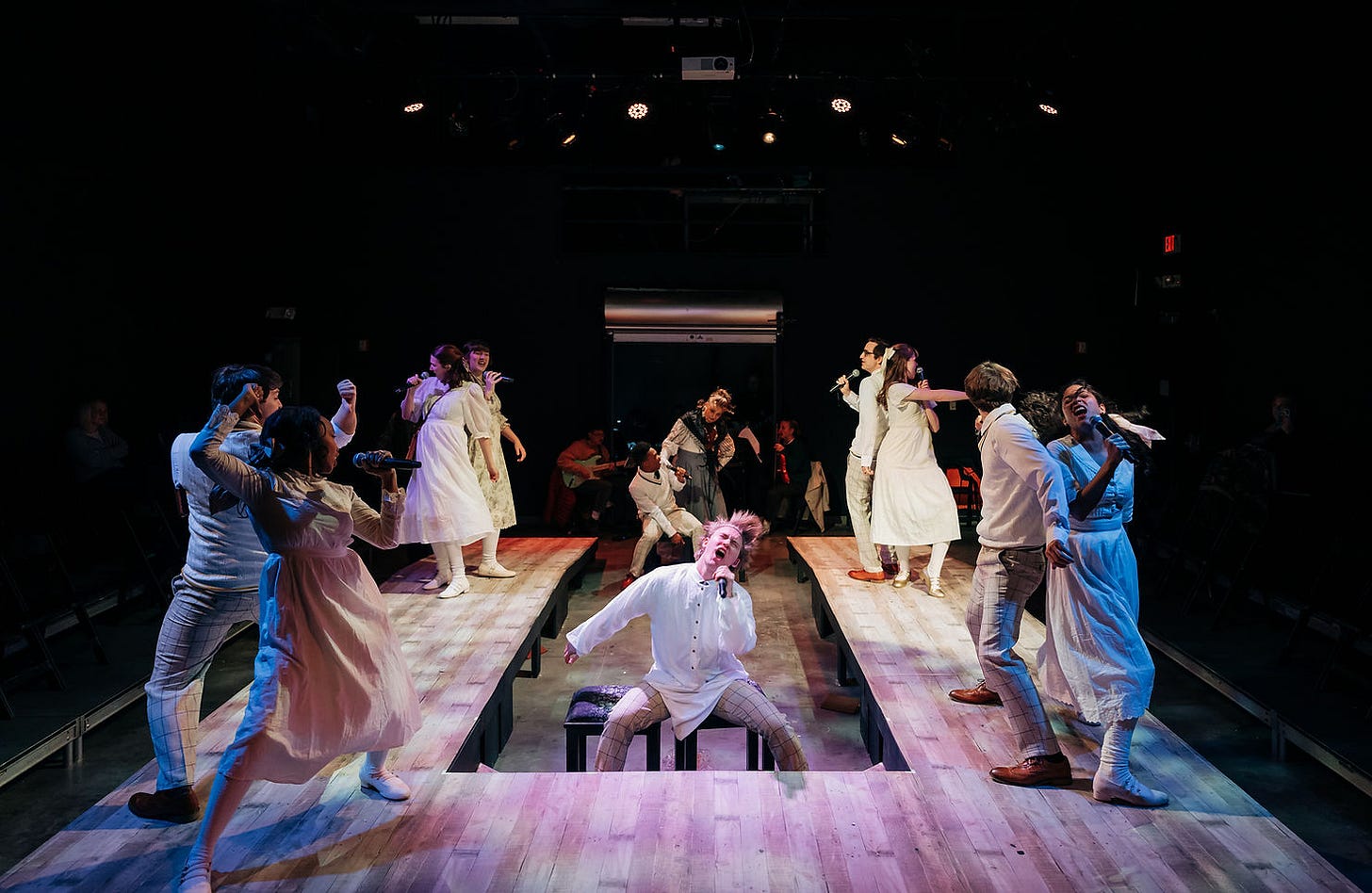 The Cast of City Theater Company's Spring Awakening. Photo by Joe delTufo/Moonloop Photography.