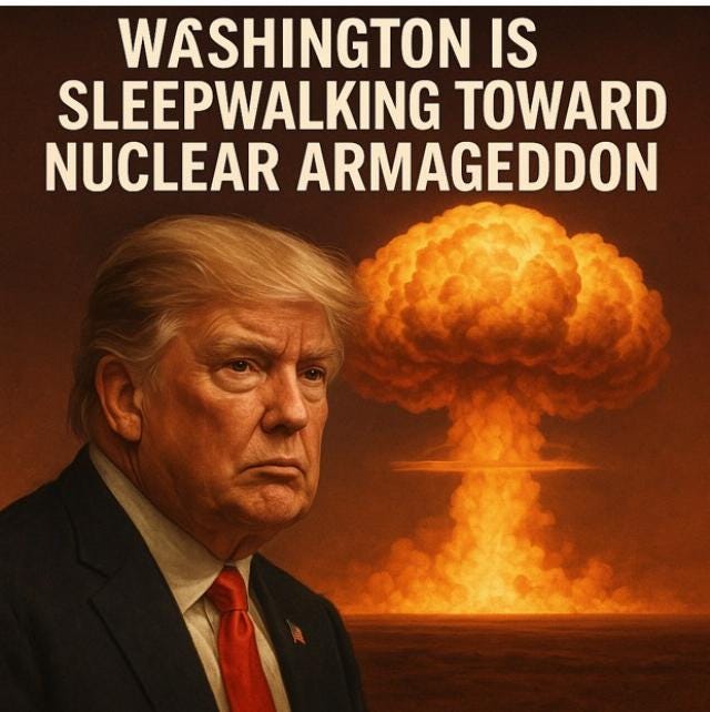 Trump armageddon illustration
