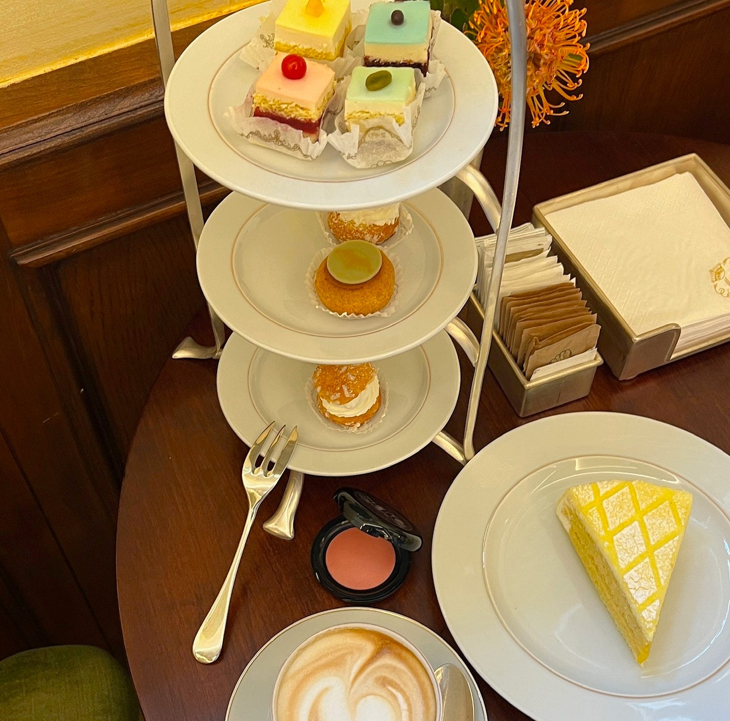 A tower of pasteries at Marchesi 1824