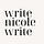 write nicole write