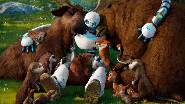 Humanity in machines AI anthropomorphic 