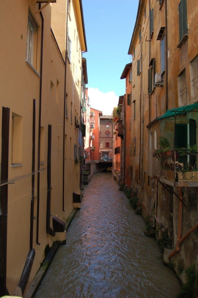 One of the few remaining canals in the city