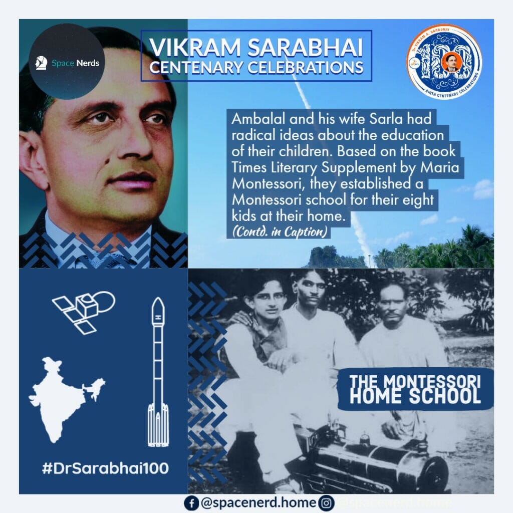 Vikram Sarabhai Centenary Celebrations: The Montessori Home School