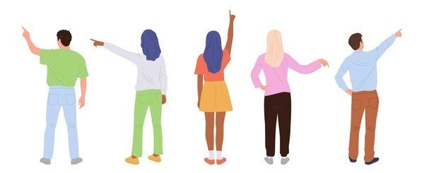 Crowd Pointing Up: Over 522 Royalty-Free Licensable Stock Illustrations &  Drawings | Shutterstock