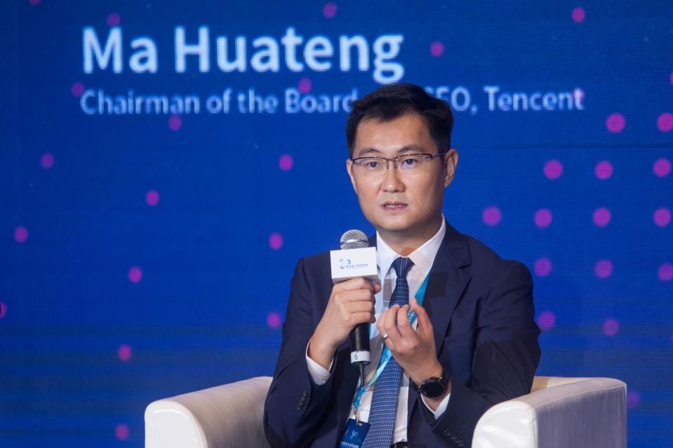 Tencent CEO Ma Huateng Is Back On Top As China's Richest Person