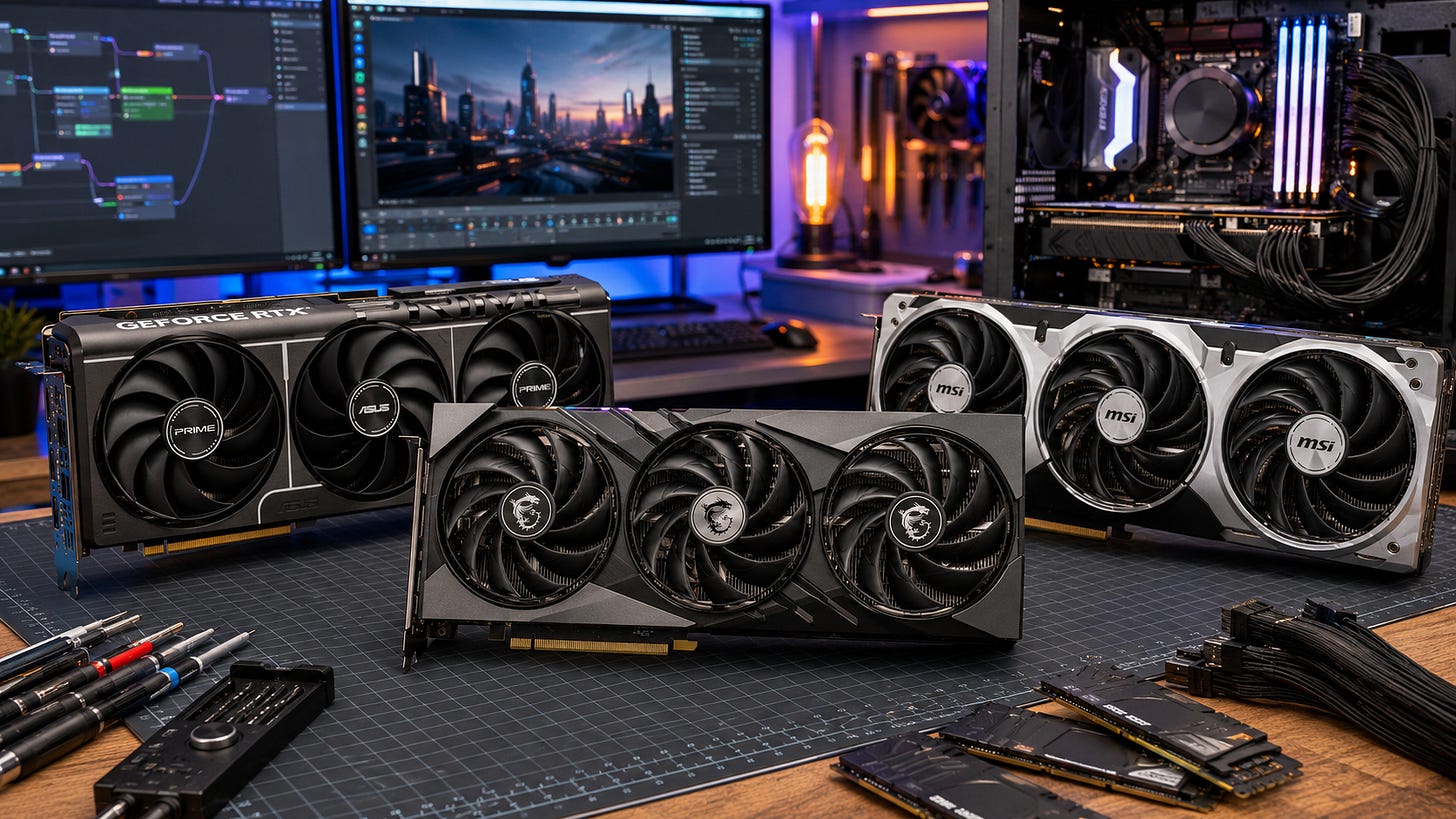 Best GPUs for ComfyUI video and local AI in 2026 Best GPUs for ComfyUI video and local AI in 2026